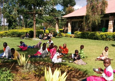 Picnic on the Our Lady of Grace grounds