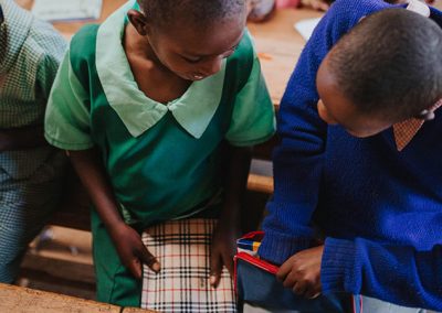 Drumheller School Donation of Pencil Cases