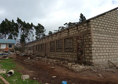 construction of the kindergarten complex funded by Action for God's Love Society Canada